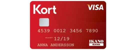 Ikano visa kreditkort