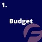 Steg 1 budget